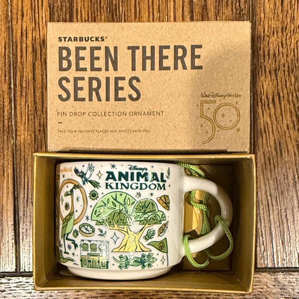 NEW Starbucks Been There Series Disney Parks ANIMAL KINGDOM 50th ANNIVERSARY Mug